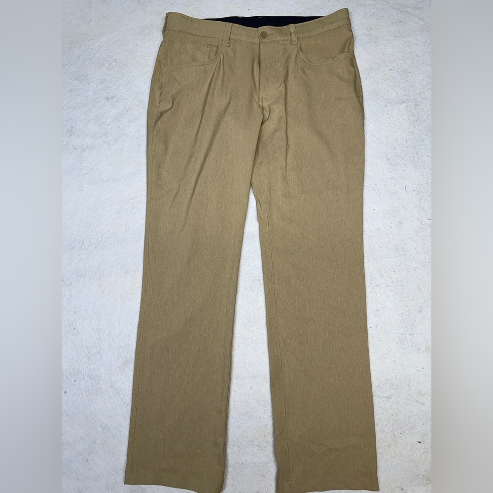 Jack Nicklaus Golden Bear Men’s Tan 32x30 Lightweight‎ Stretch Golf Pants